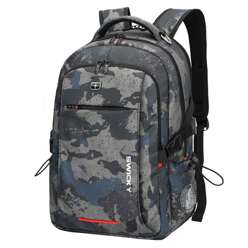 SWICKY  多功能休闲 商务双肩包81669 迷彩大号