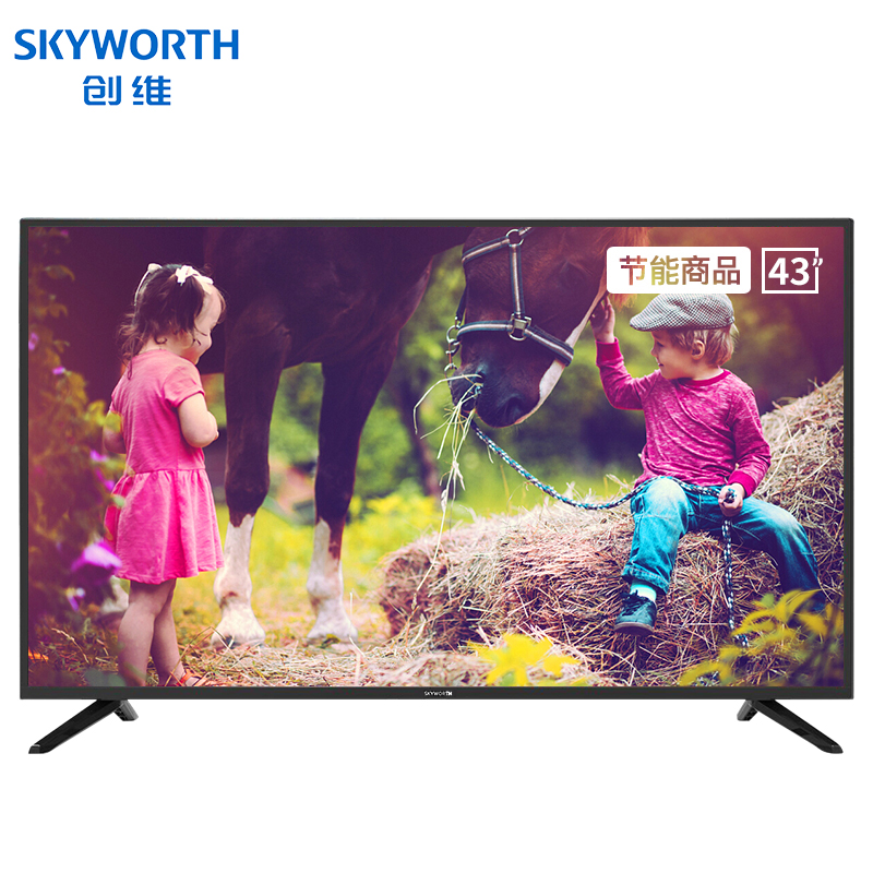 创维电视43E382W 曜石黑