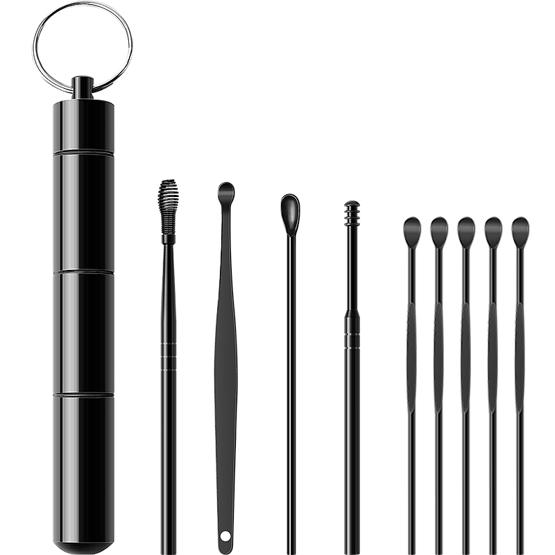 CA-B1803-耳勺9件套 曜石黑