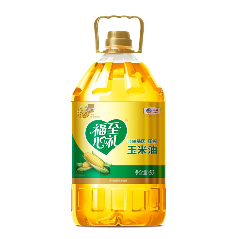 福临门 非转基因  健康好油玉米油 福至心礼 5L 黄色（单位：桶）