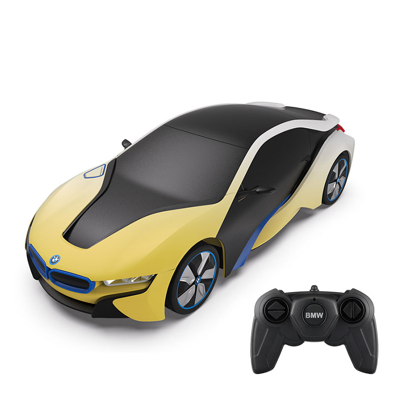 rastar  1：24儿童遥控车玩具车宝马I8 48400-4（单位：辆） 黄白渐变