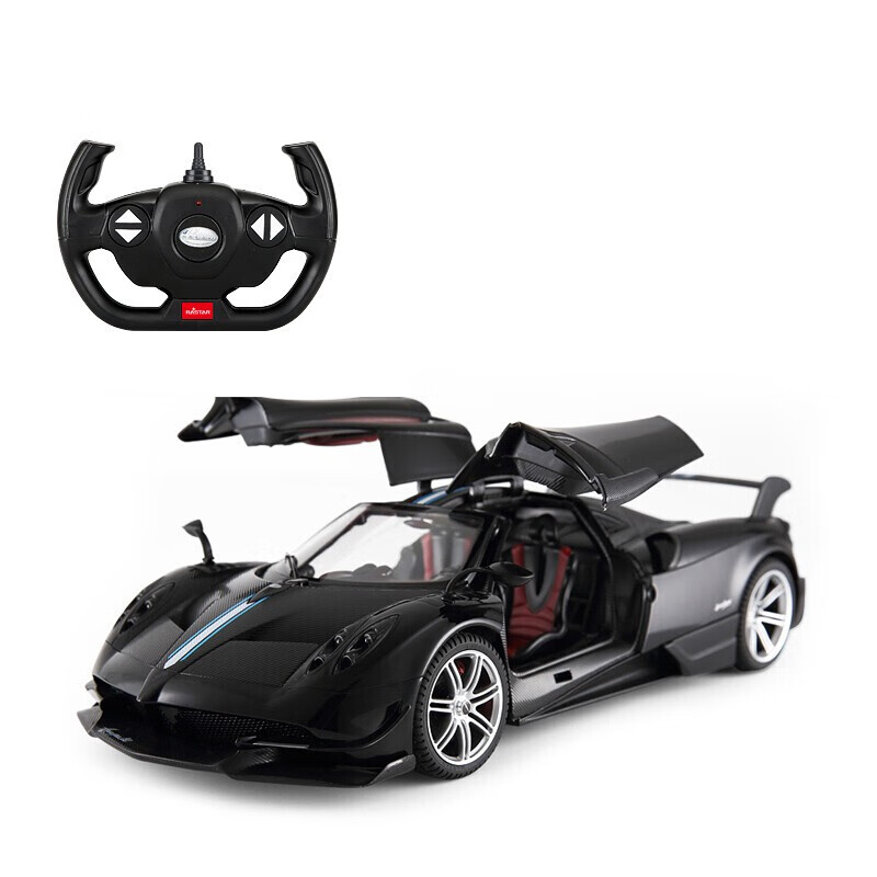 rastar  1：14儿童遥控车玩具车帕加尼风神 75460（单位：辆） 黑色