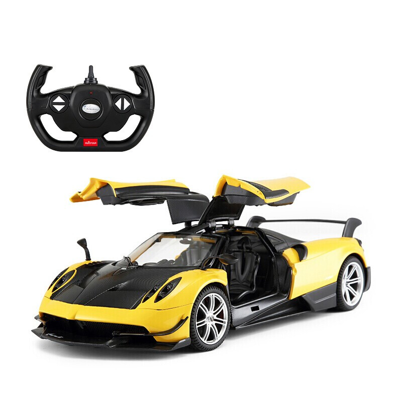 rastar  1：14儿童遥控车玩具车帕加尼风神 75460（单位：辆） 黄色