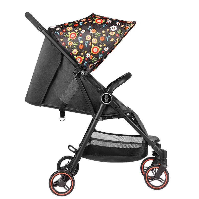 荟智（Huizhi）婴儿手推车可坐可躺0-3岁HC200（单位：辆） 繁花似锦红