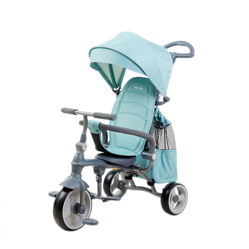 荟智（Huizhi）儿童手推车三轮车HSR199（单位：辆） 浅绿色