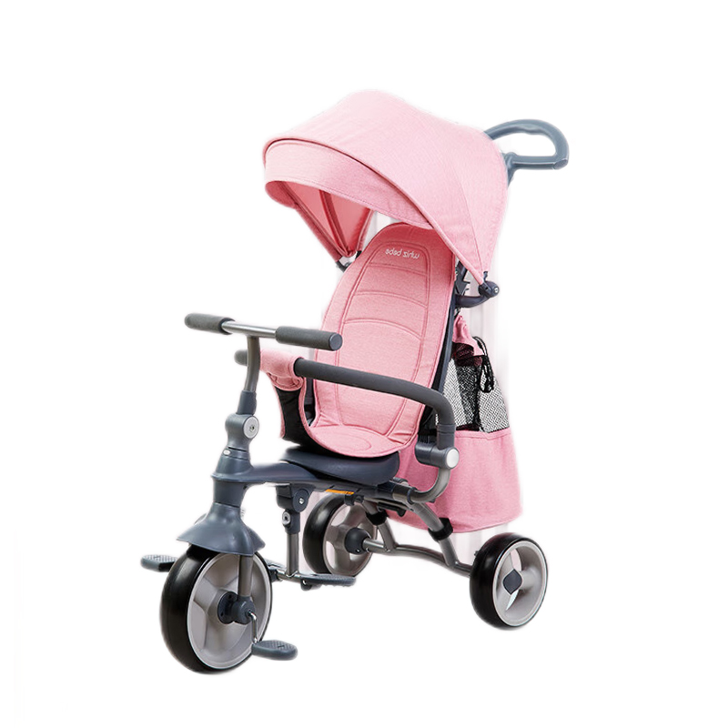 荟智（Huizhi）儿童手推车三轮车HSR199（单位：辆） 粉色