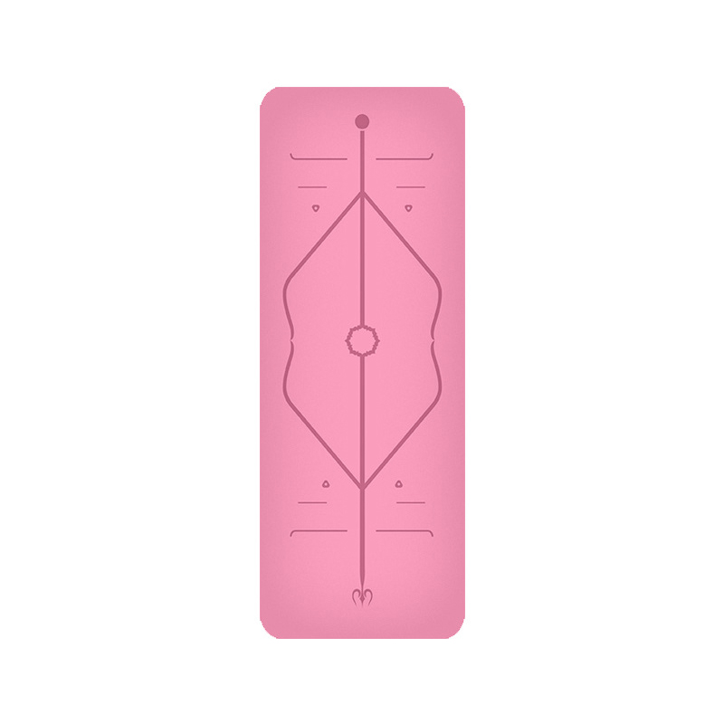 三极 TP1526 PU天然橡胶体位线瑜伽垫 183*68*0.5cm  单位：块 粉红色