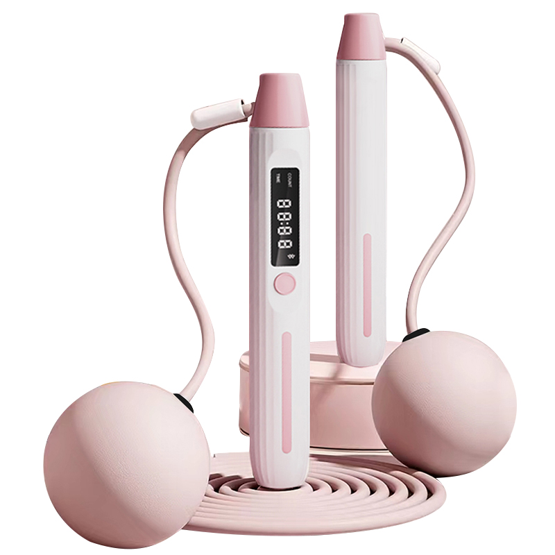 三极 TP1534  蓝牙智能跳绳电子计数跳绳  单位：套 粉色（跳绳+大球）