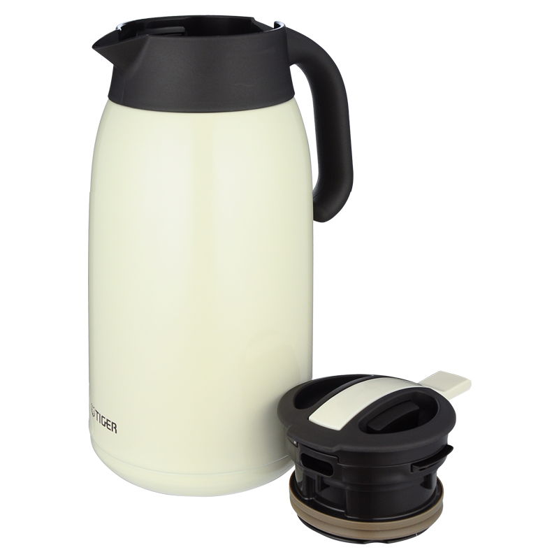 虎牌（TIGER） 清水热水瓶热水壶不锈钢暖壶保温瓶开水瓶家用保暖壶PWM-A20C 2L单位：个 珍珠白