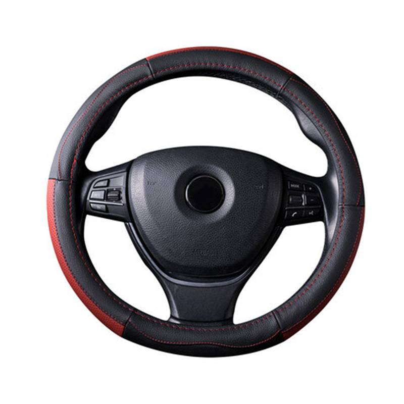 乔氏汽车方向盘套四季通用（单位：个） 圆型-黑红款