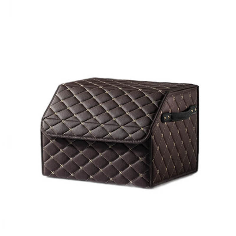 乔氏迪曼皮革收纳箱中号40*40*30cm（单位：包） 米粽