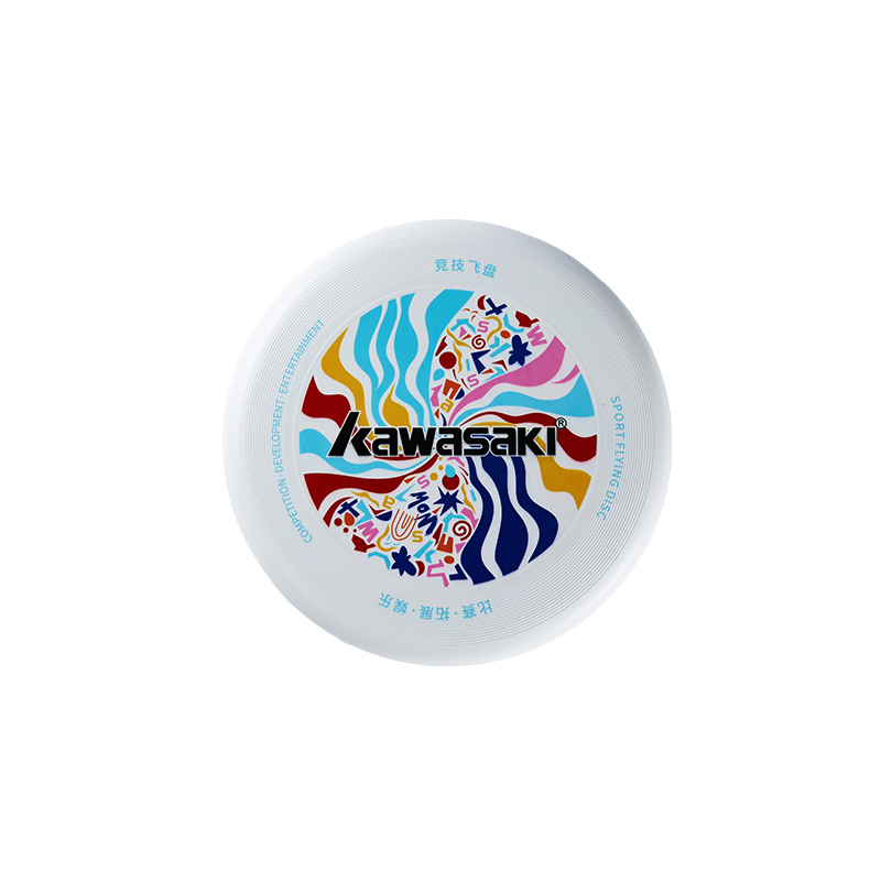 川崎飞盘户外175g回旋飞碟软儿童玩具成人竞技飞盘K1I00-A5602 白色