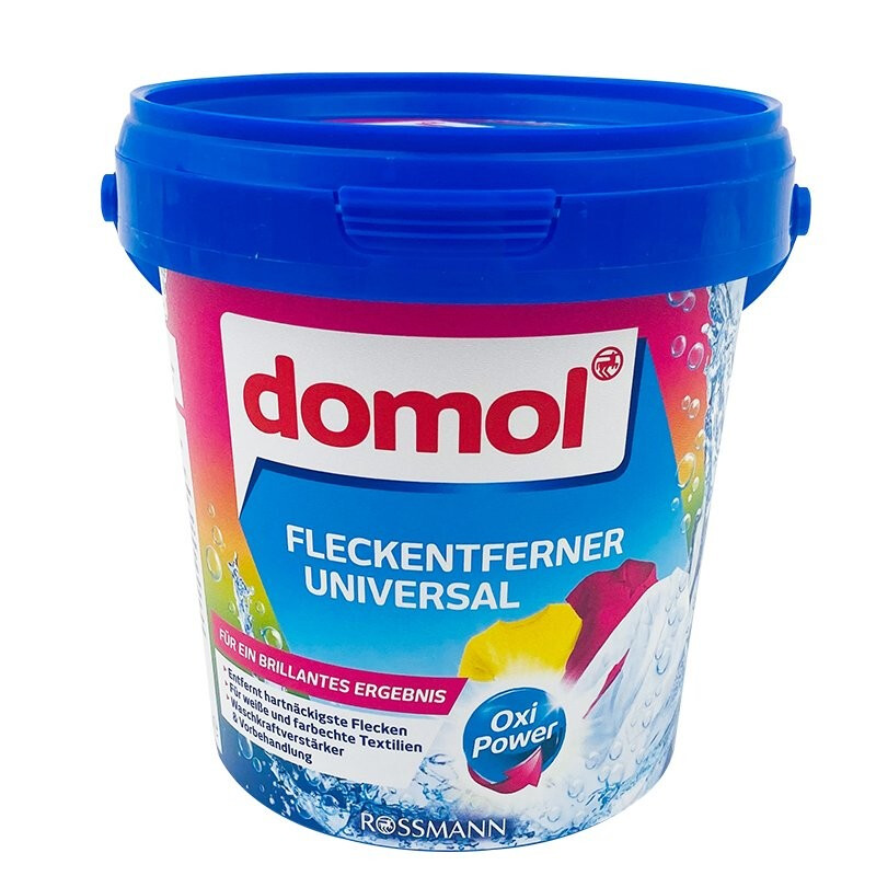 Domol 彩色衣物去污亮白粉 750g 彩漂去渍
增艳除霉 蓝色（单位：桶）