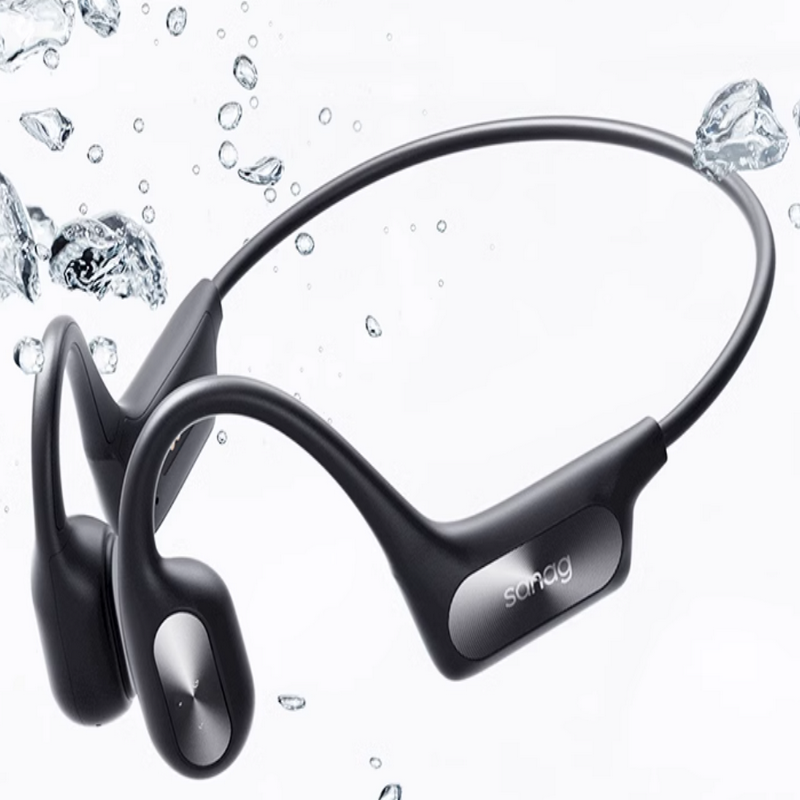 sanag塞那骨传导运动蓝牙耳机游泳防水无线不入耳专业跑步挂耳式单位：个 曜石黑