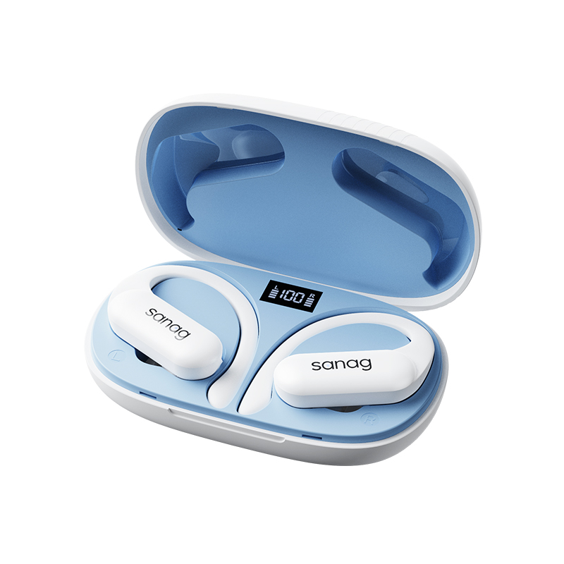 sanag塞那蓝牙耳机无线挂耳式运动跑步入耳降噪新款适用苹果安卓T22s单位：个 白色