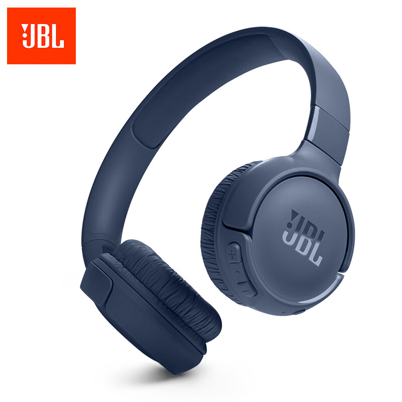 JBL TUNE520BT 头戴式蓝牙耳机 通话降噪耳机（个） 蓝色