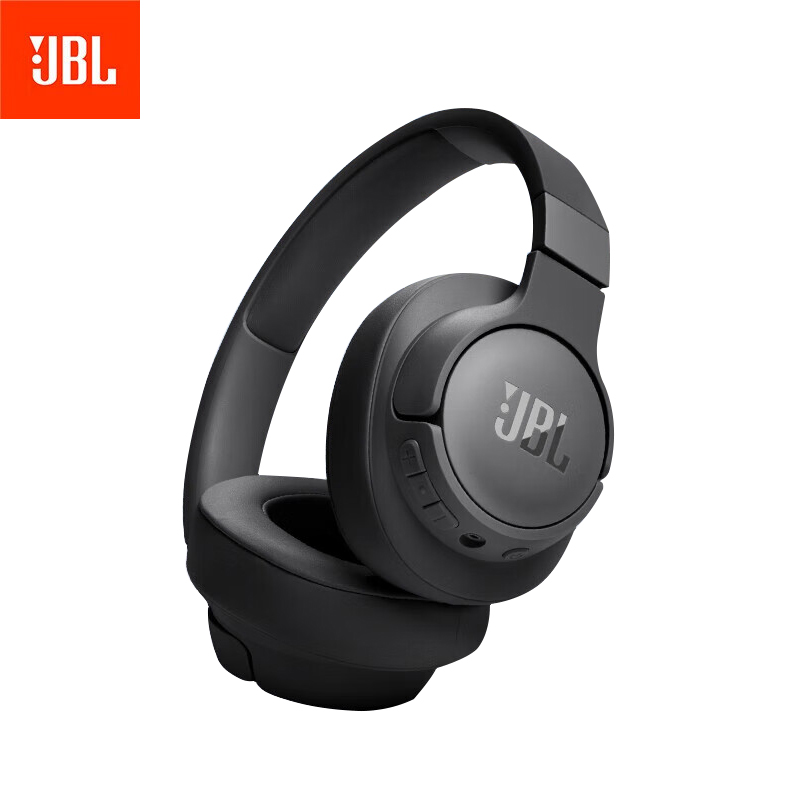 JBL TUNE720BT 头戴式无线蓝牙耳机 黑色