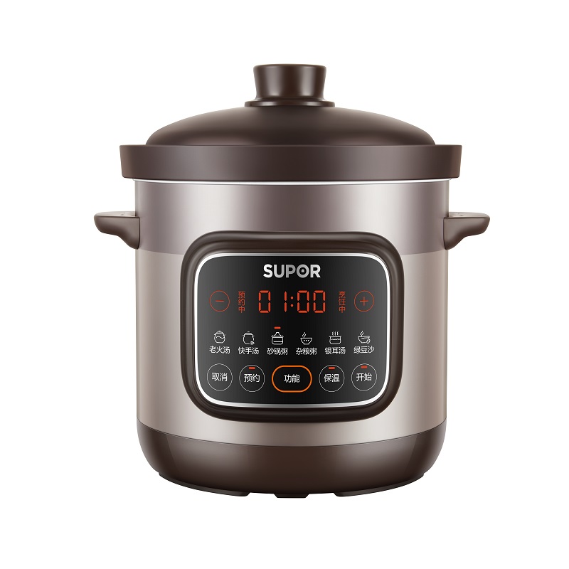 苏泊尔（SUPOR）电炖锅5L 紫砂内胆DG50YC872单位：个 棕色