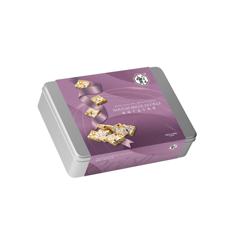 阮香婆特产广东东莞黄油蝴蝶酥192g礼盒曲奇饼干糕点营养零食礼盒礼品 阮香婆原味千层牛轧饼300g 456g*12