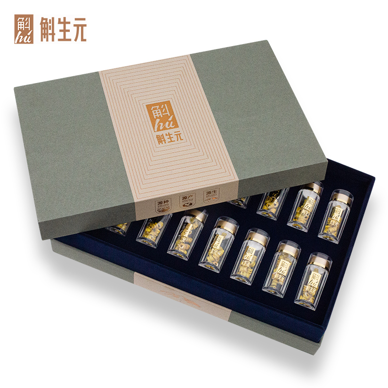 斛生元 石斛枫斗高端礼盒 霍山铁皮石斛 48g(3g*16瓶） 混色（单位：盒）