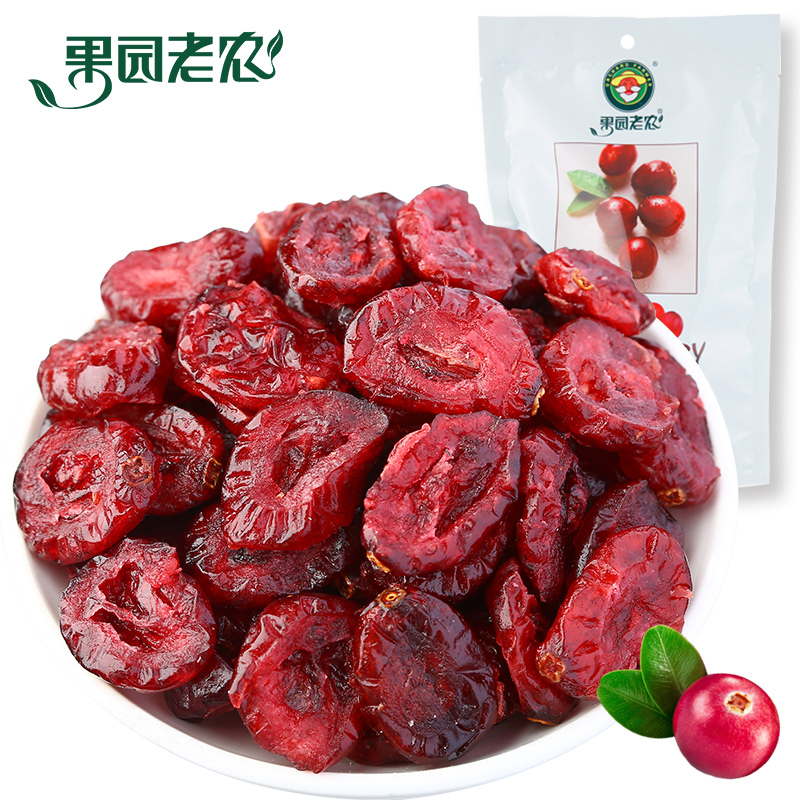 果园老农蜜饯果干北美蔓越莓干100g*2（单位：袋） 白色 100g*2