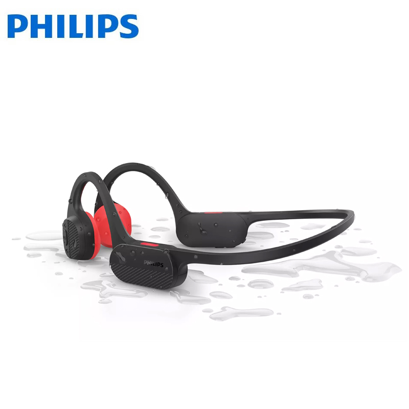 飞利浦（PHILIPS）TAA5608 骨传导蓝牙耳机 黑色