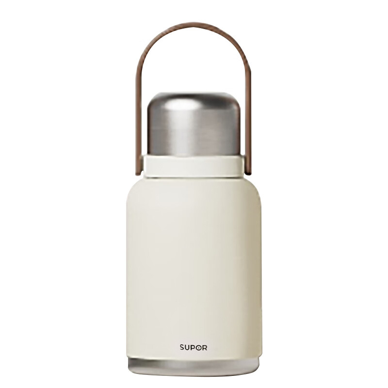 苏泊尔（SUPOR） 户外保温壶大容量随享保温杯 KCV10AC10 1L 天幕白（单位：个）