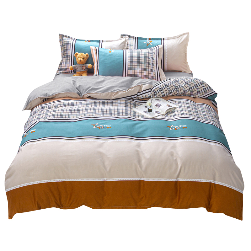 约克罗兰植物羊绒棉四件套-海岸风情YTJ3102 200*230（单位：套） 白色