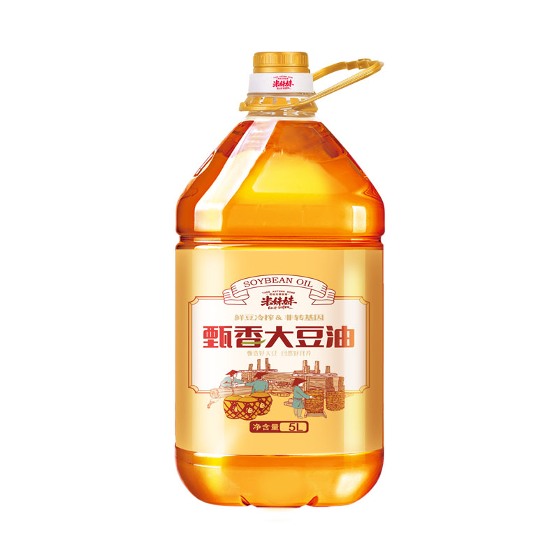 米妹妹（MIMEIMEI） 甄香大豆油5L 食用油（单位：桶） 黄色