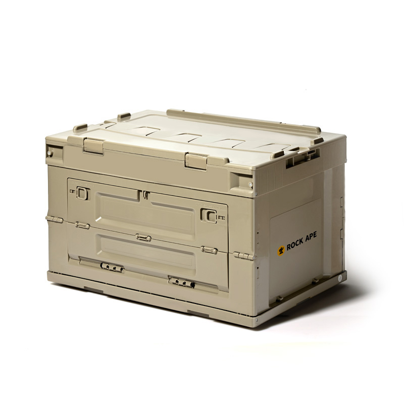 洛克猩球 折叠收纳箱50L（无置物板）RACT002+置物板RACB001（单位：个） 折叠收纳箱50L无置物板RACT002