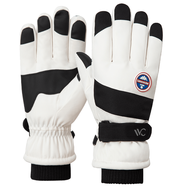VVC冰封滑雪手套VTS3S213（单位：件） 白拼黑（女）