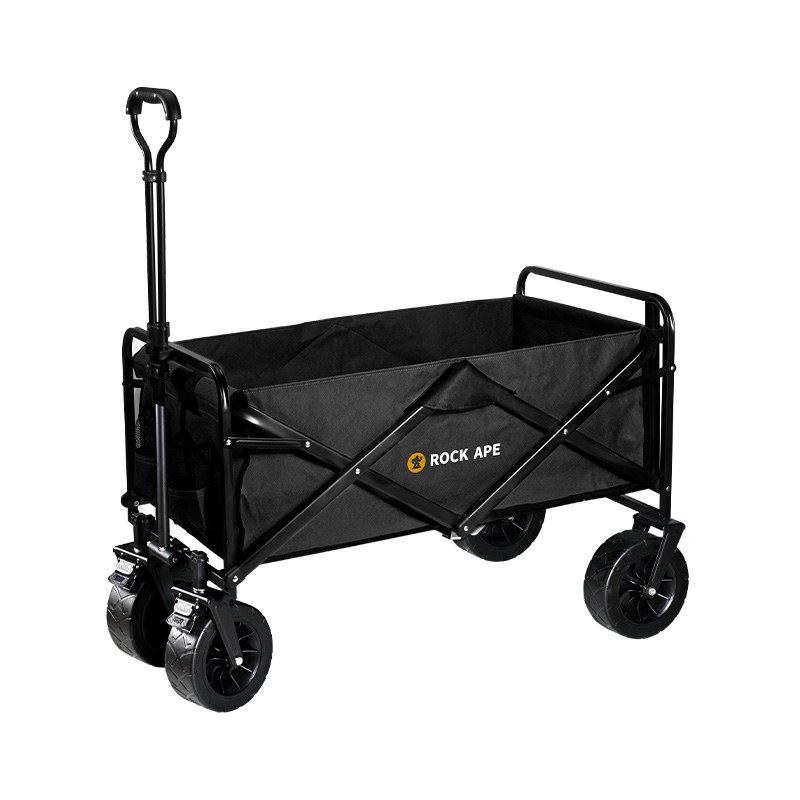 洛克猩球 折叠露营车（大号越野轮）黑色 RAW0002（单位：辆） 黑色