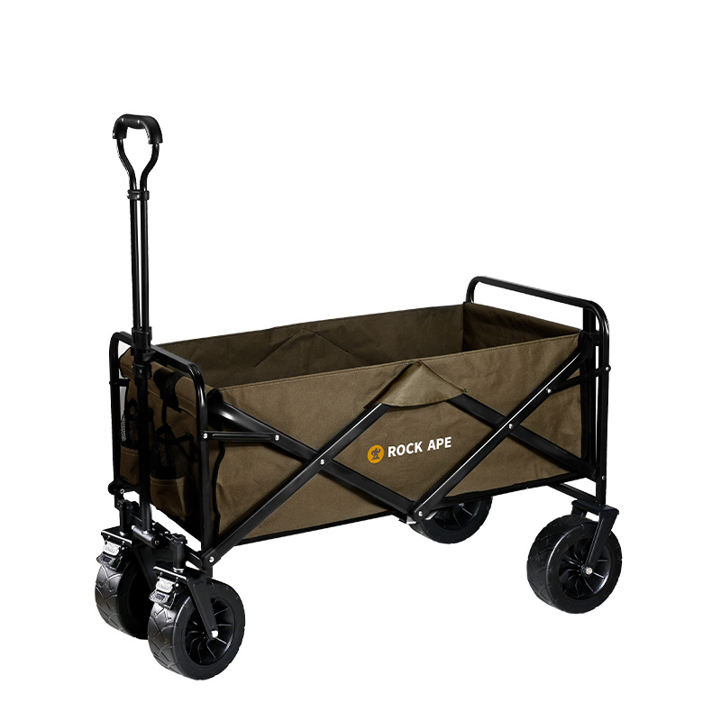 洛克猩球 折叠露营车（大号越野轮）枯绿色RAW0004（单位：辆） 柠绿色