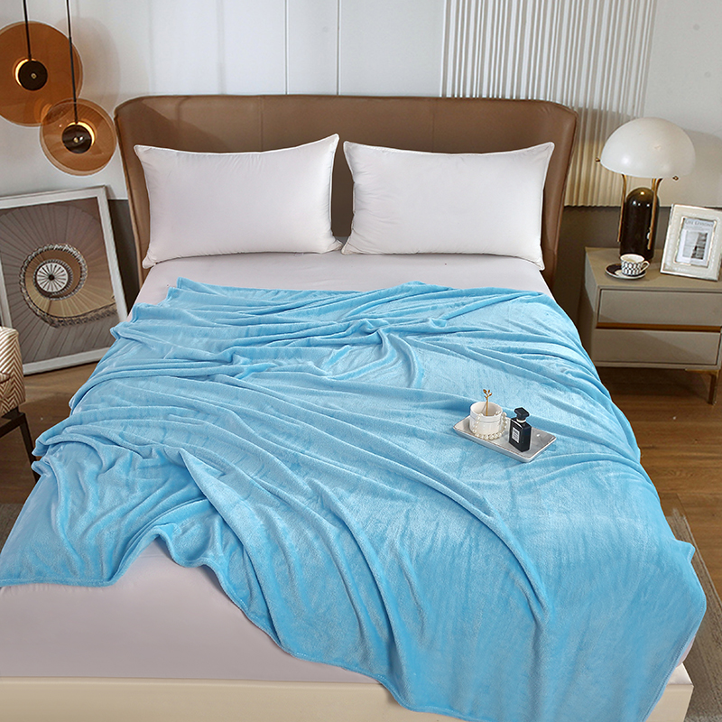 洁丽雅（Grace） 净肤舒柔毯JLY-TD891（单位：床） 水蓝色