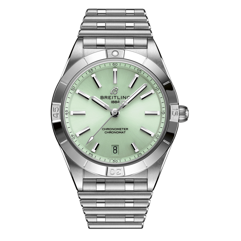 百年灵（BREITLING）机械计时系列36机械女表 A10380101L1A1/块 绿色