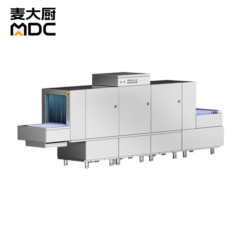 麦大厨 洗碗机  MDC-XXA2-XCS-Z2P2高温去油长龙喷淋刷碗机超大容量  台 不锈钢色