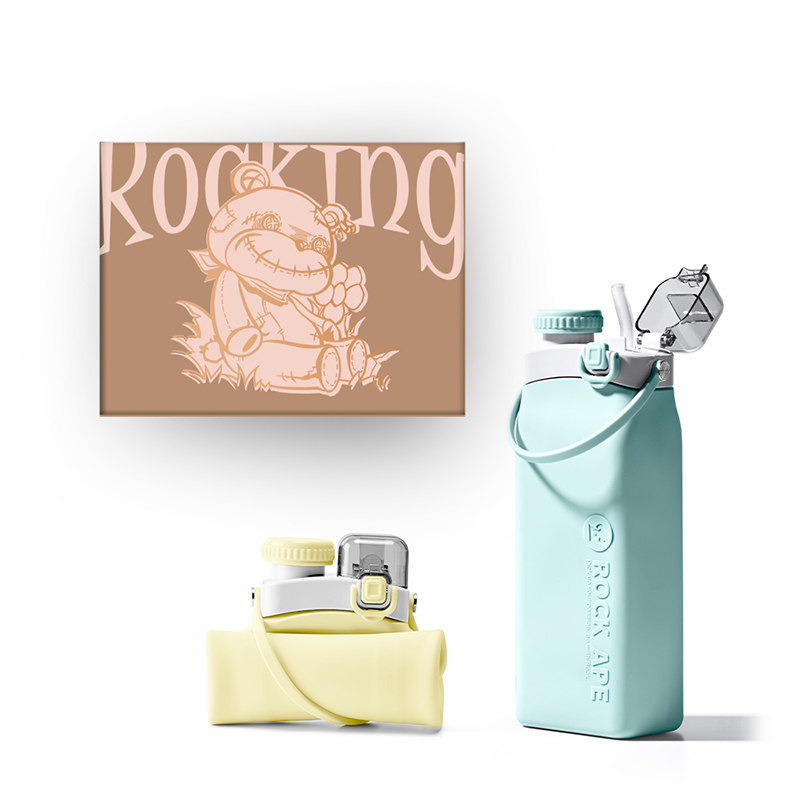 洛克猩球 卷卷杯双人套装 RACM012 混色