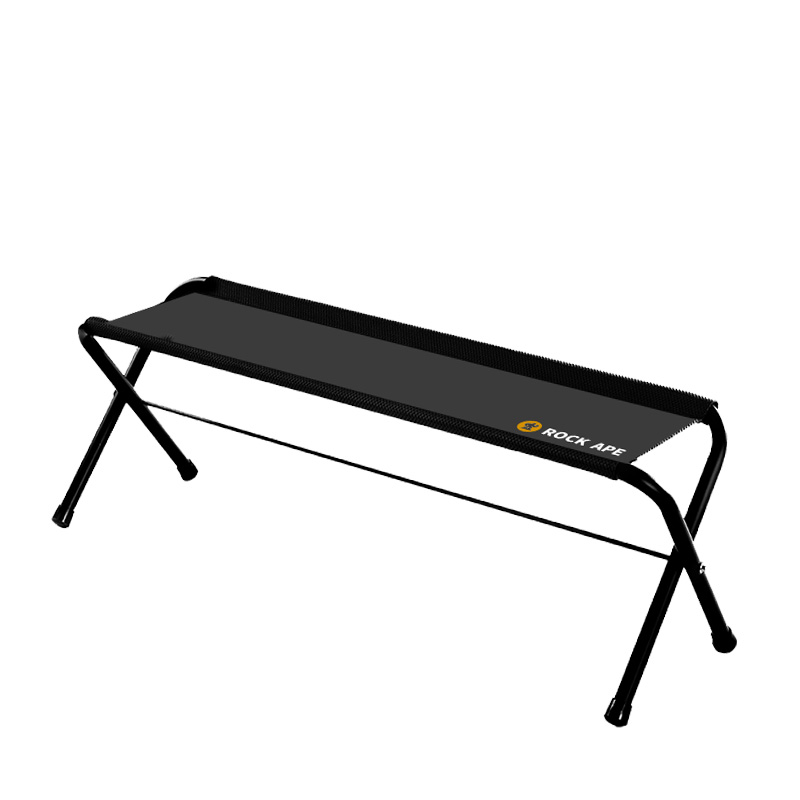 洛克猩球 折叠双人凳(铁) RAC0015(单位：个） 黑色