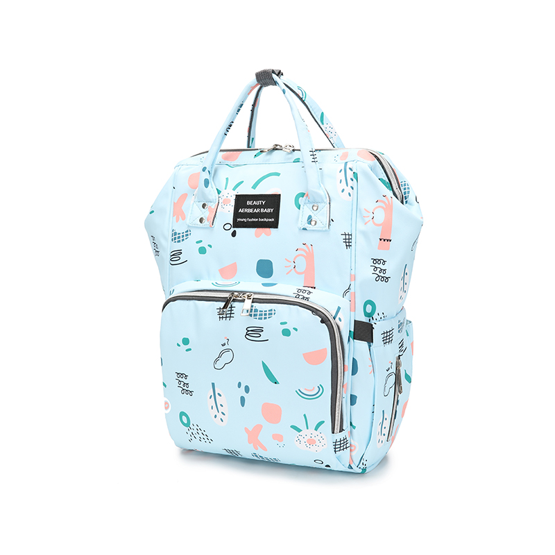 恒源祥（HYX) HYX0638 38*25*13cm 多彩妈咪包（单位：个) 天蓝色