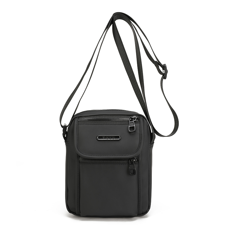 恒源祥（HYX）HYX0656  20*15*7cm休闲单肩包（单位：个) 黑色