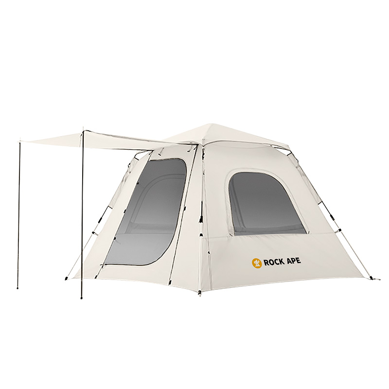 洛克猩球 全景观自动速开帐 RAT024-SK（单位：个） 米色