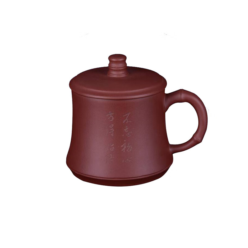 竹贵紫砂竹颂杯（单位：套） 红褐色