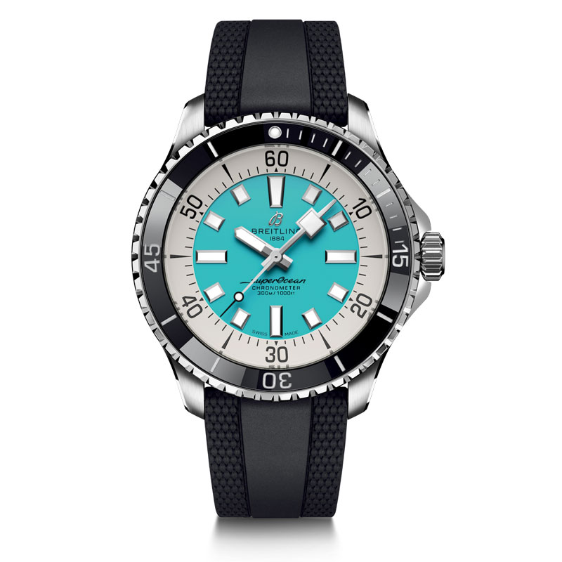 百年灵（BREITLING）超级海洋系列机械44男表 A17376211L2S1（单位：块） 松石绿