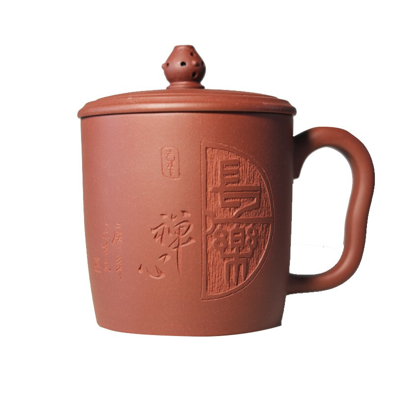 竹贵紫砂长乐杯（单位：套） 红褐色