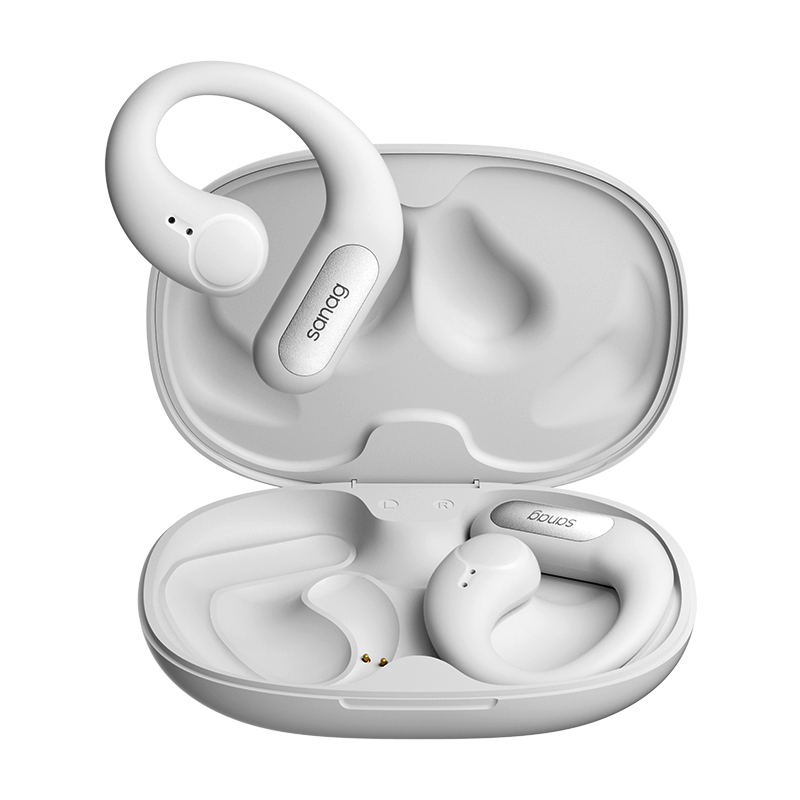 sanag塞那挂耳式蓝牙耳机无线骨传导不入耳运动跑步降噪2023新款Z63SProMax 单位：个 白色