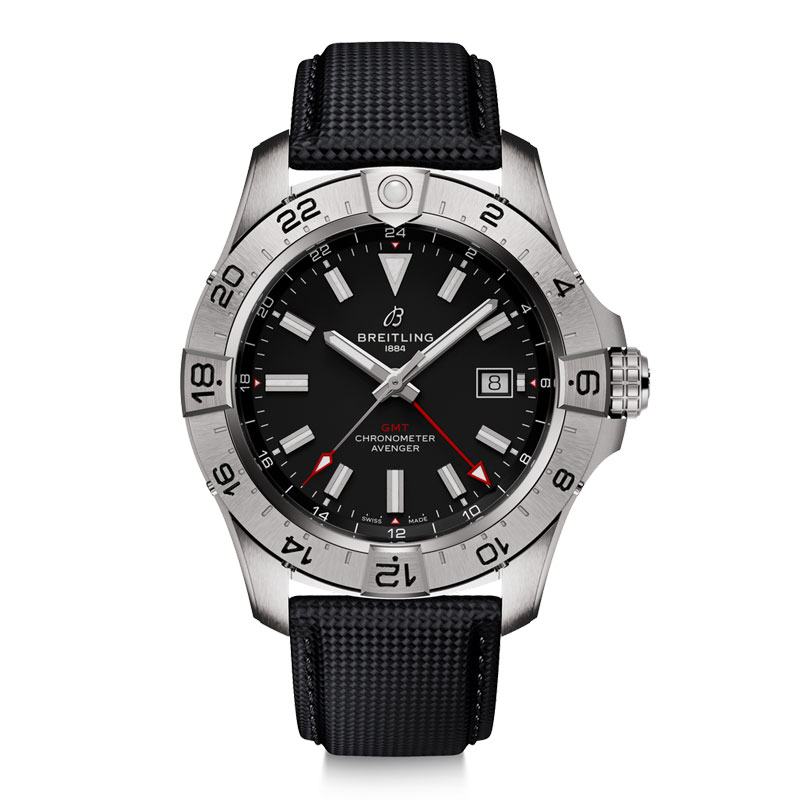 百年灵（BREITLING）复仇者双时区系列机械44男表 A32320101B1X1（单位：块） 黑色