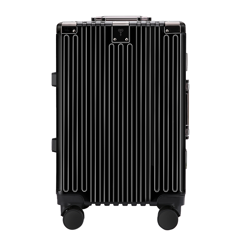 恒源祥（HYX)HYX8066 竖纹商务铝框箱（单位：个) 黑色 20寸