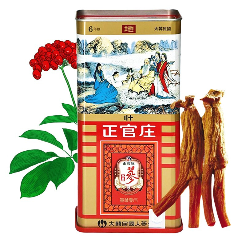 正官庄原支参地参30支150克 混色