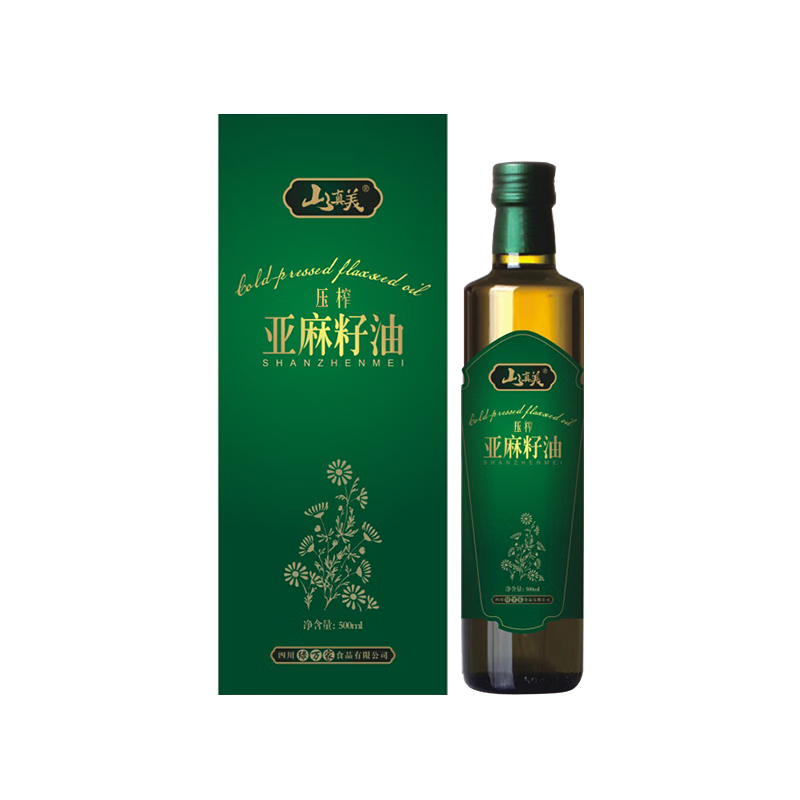 山真美 亚麻籽油500ml（单位：瓶） 拿铁色