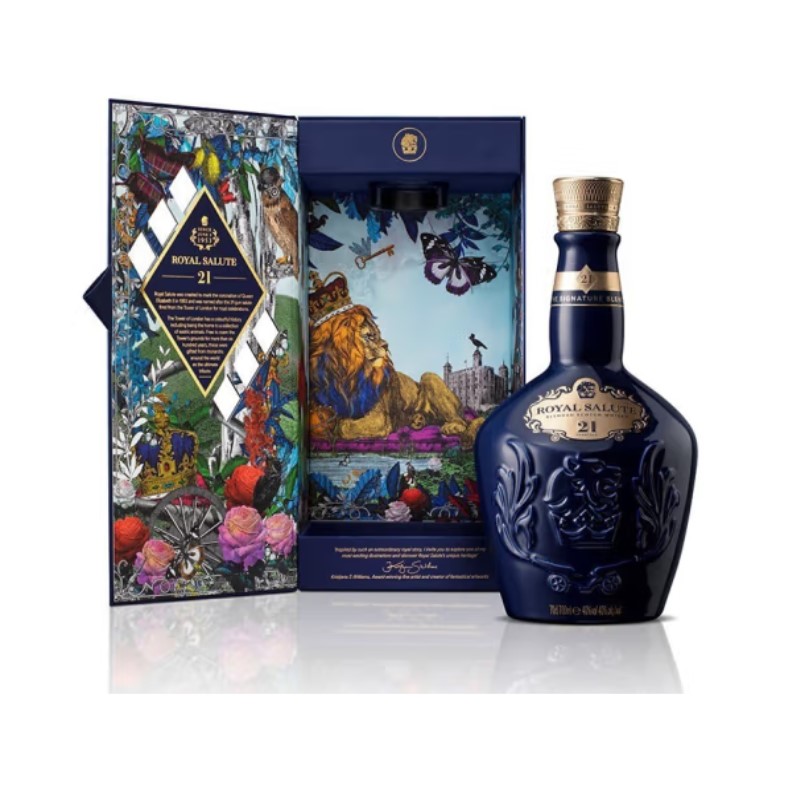皇家礼炮 21年苏格兰威士忌 700ML（单位：瓶） 蓝色